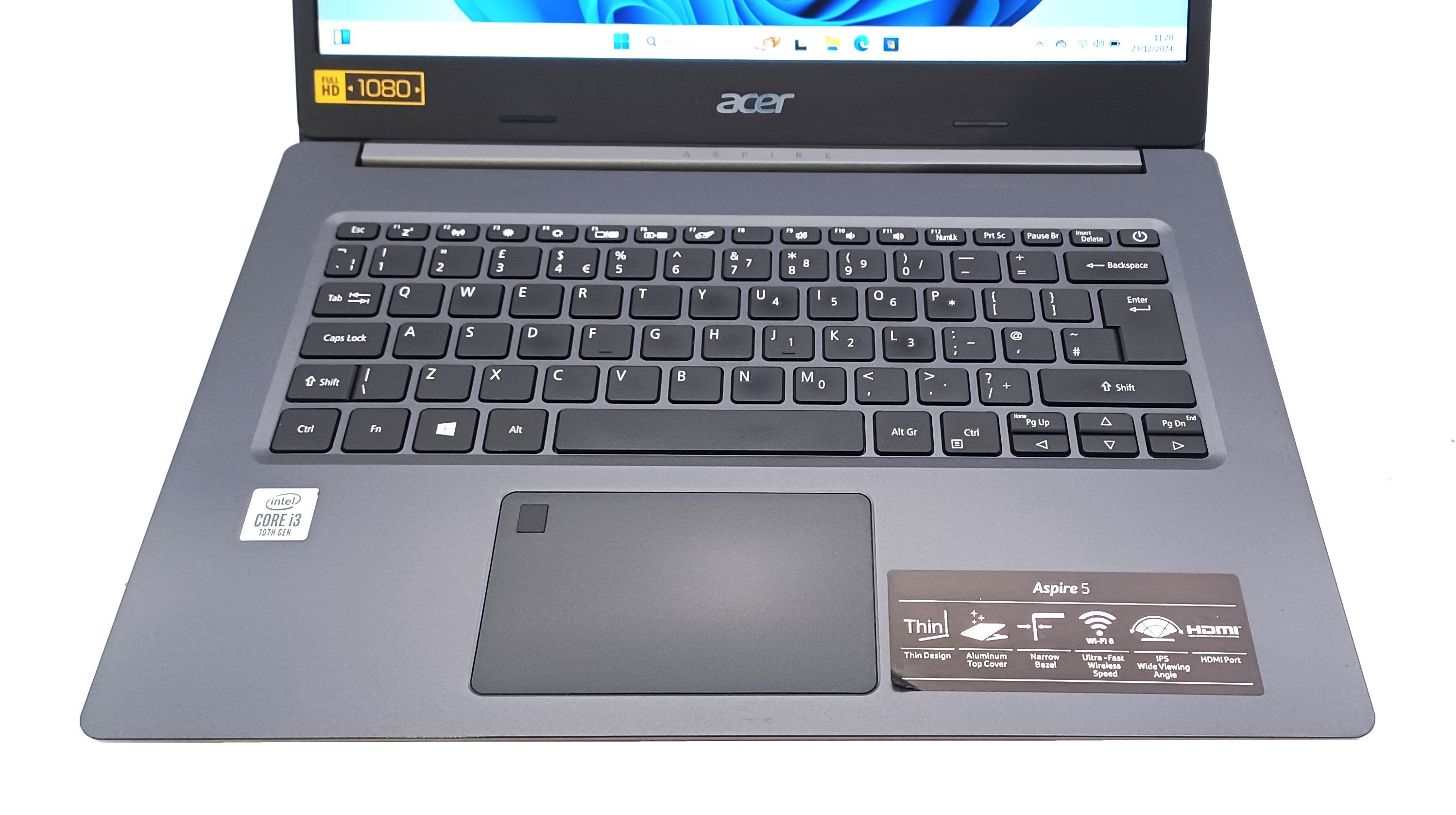 Acer Aspire A514-52 Laptop, 14" Core i3 10th Gen, 8GB RAM, 256GB SSD, Windows 11