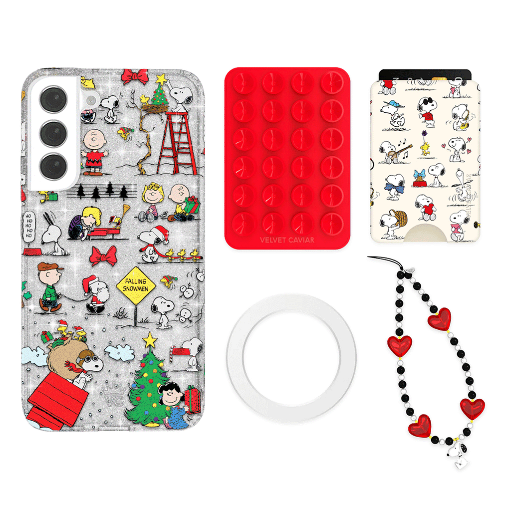 Snoopy Christmas Glitter Galaxy Bundle Set - Wallet