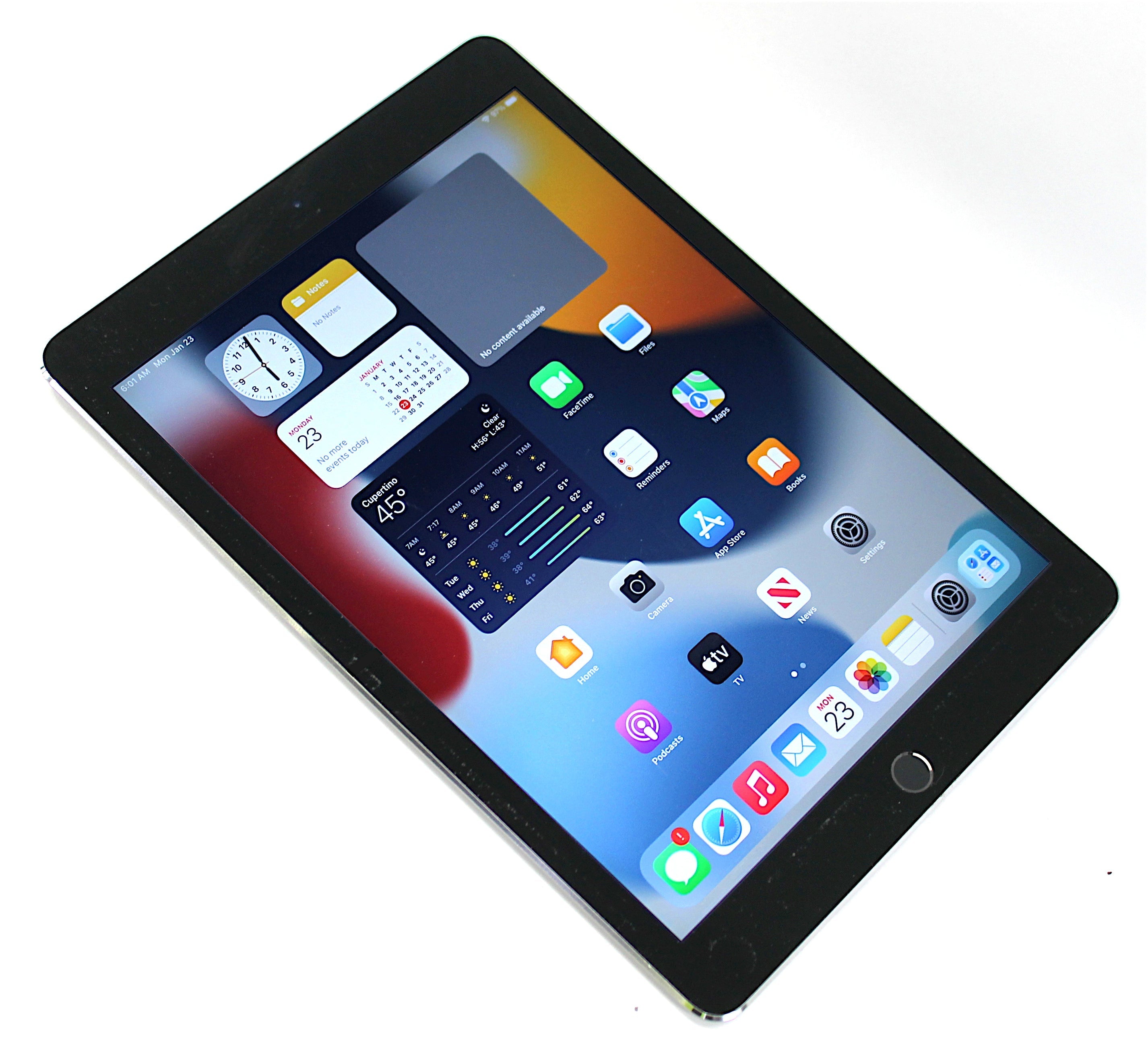 Apple iPad Air 2 Tablet, 32GB, WiFi, Space Grey, A1566