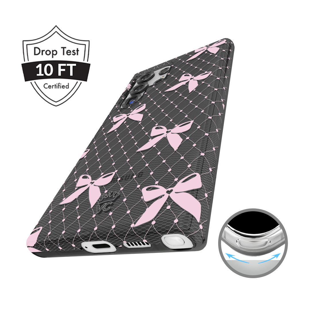 Lacy Pink Bows Samsung Case