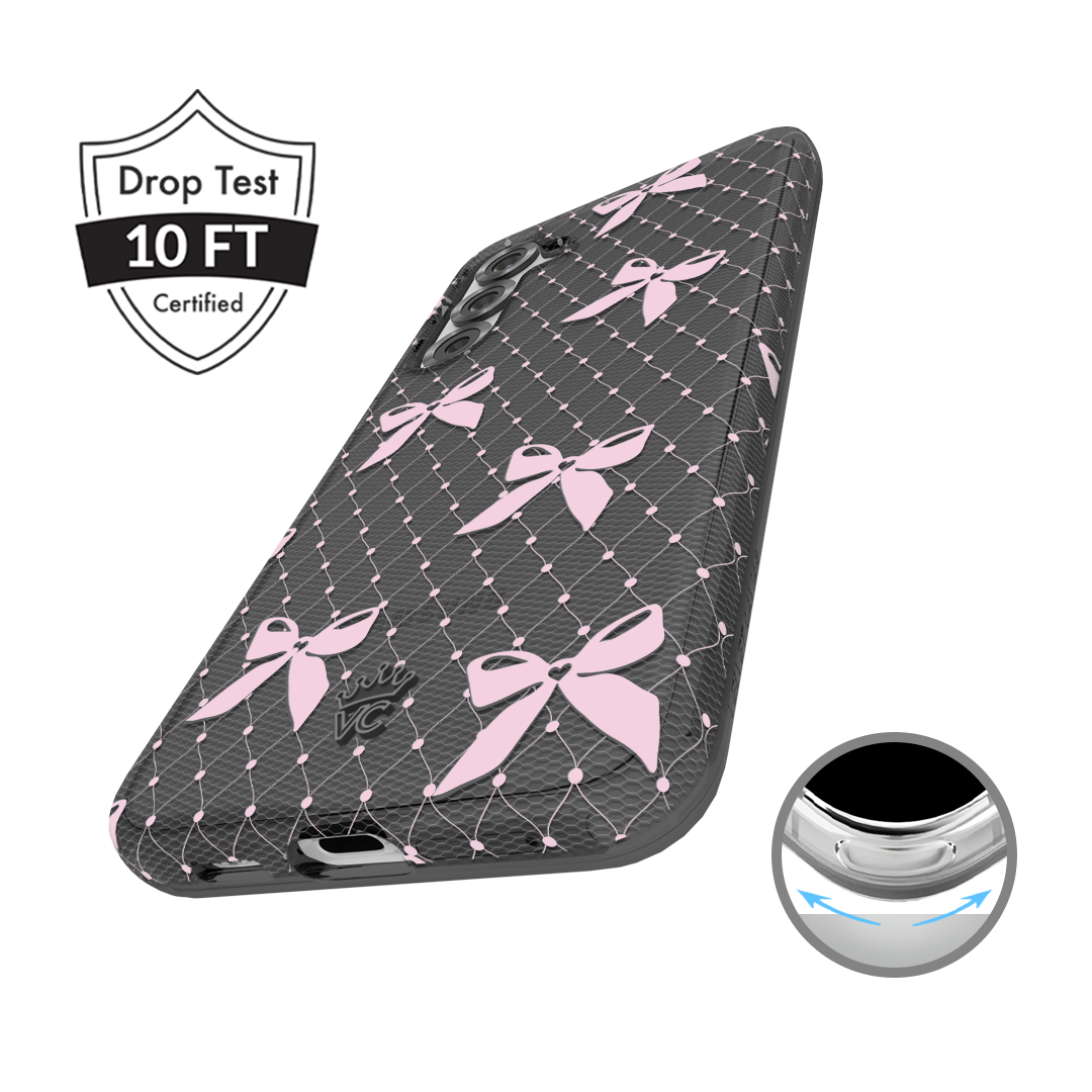 Lacy Pink Bows Samsung Case
