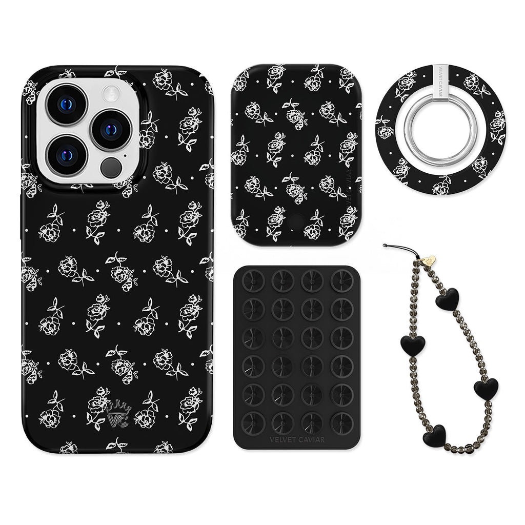 Vintage Roses iPhone Bundle Set - Grip