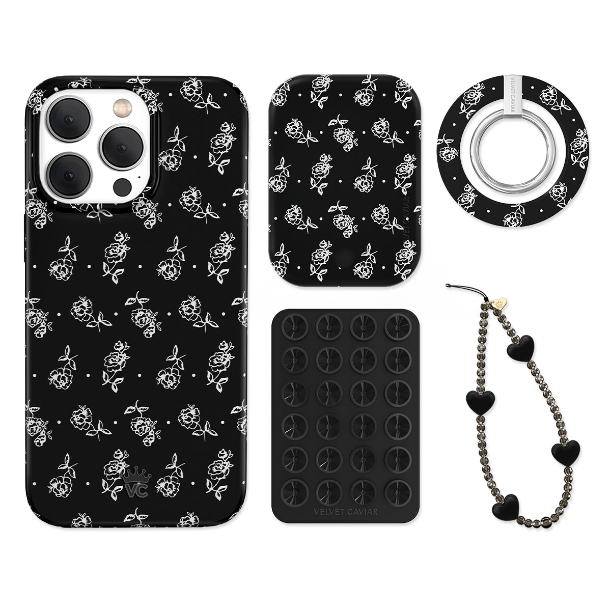 Vintage Roses iPhone Bundle Set - Grip
