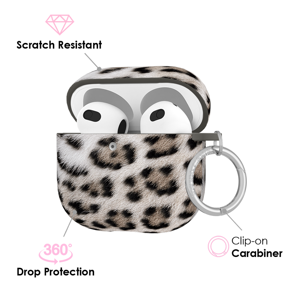 Arctic Leopard AirPod Case