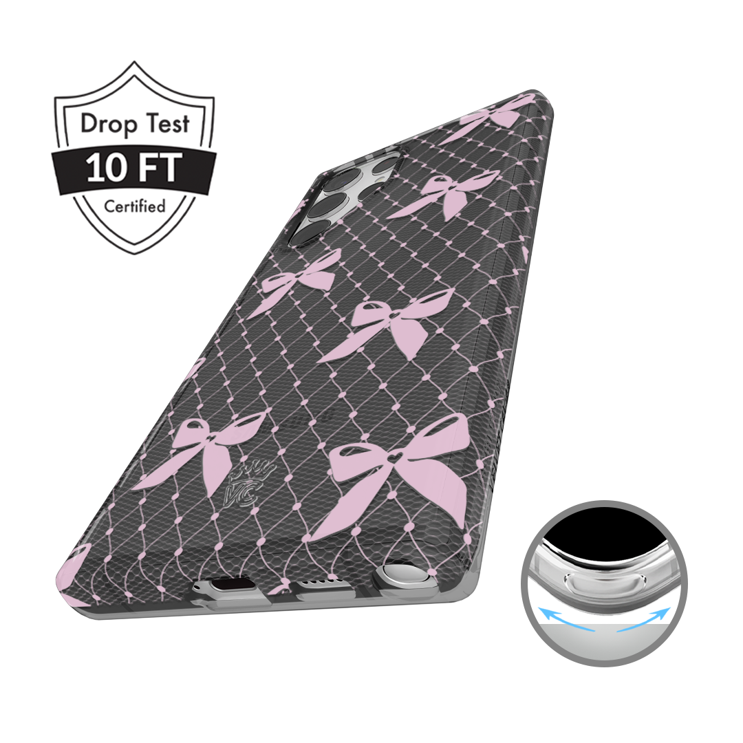 Lacy Pink Bows Samsung Case