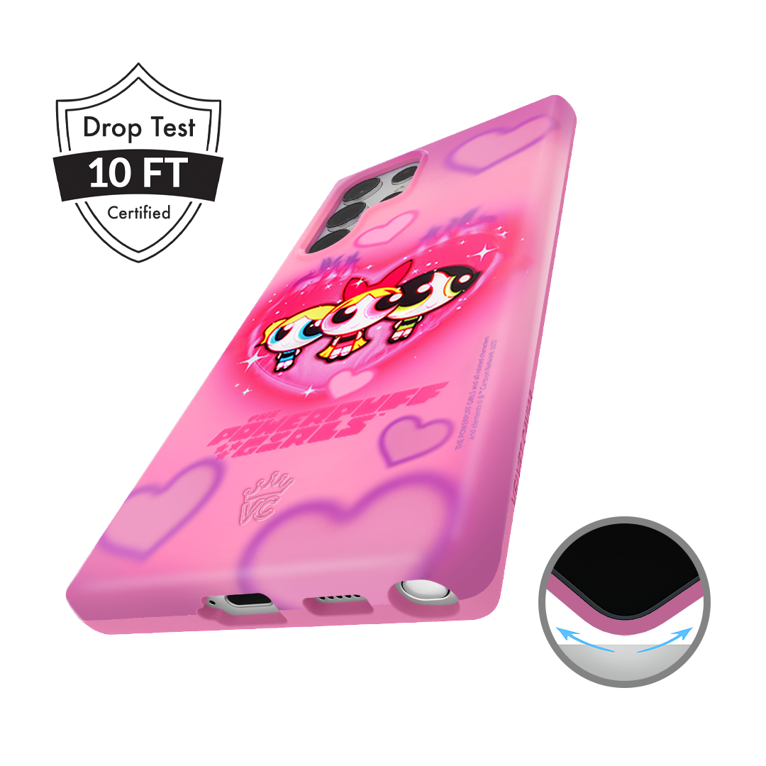 The Powerpuff Girls Airbrush Hearts Samsung Case