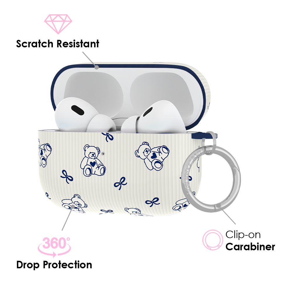Preppy Teddy AirPod Case